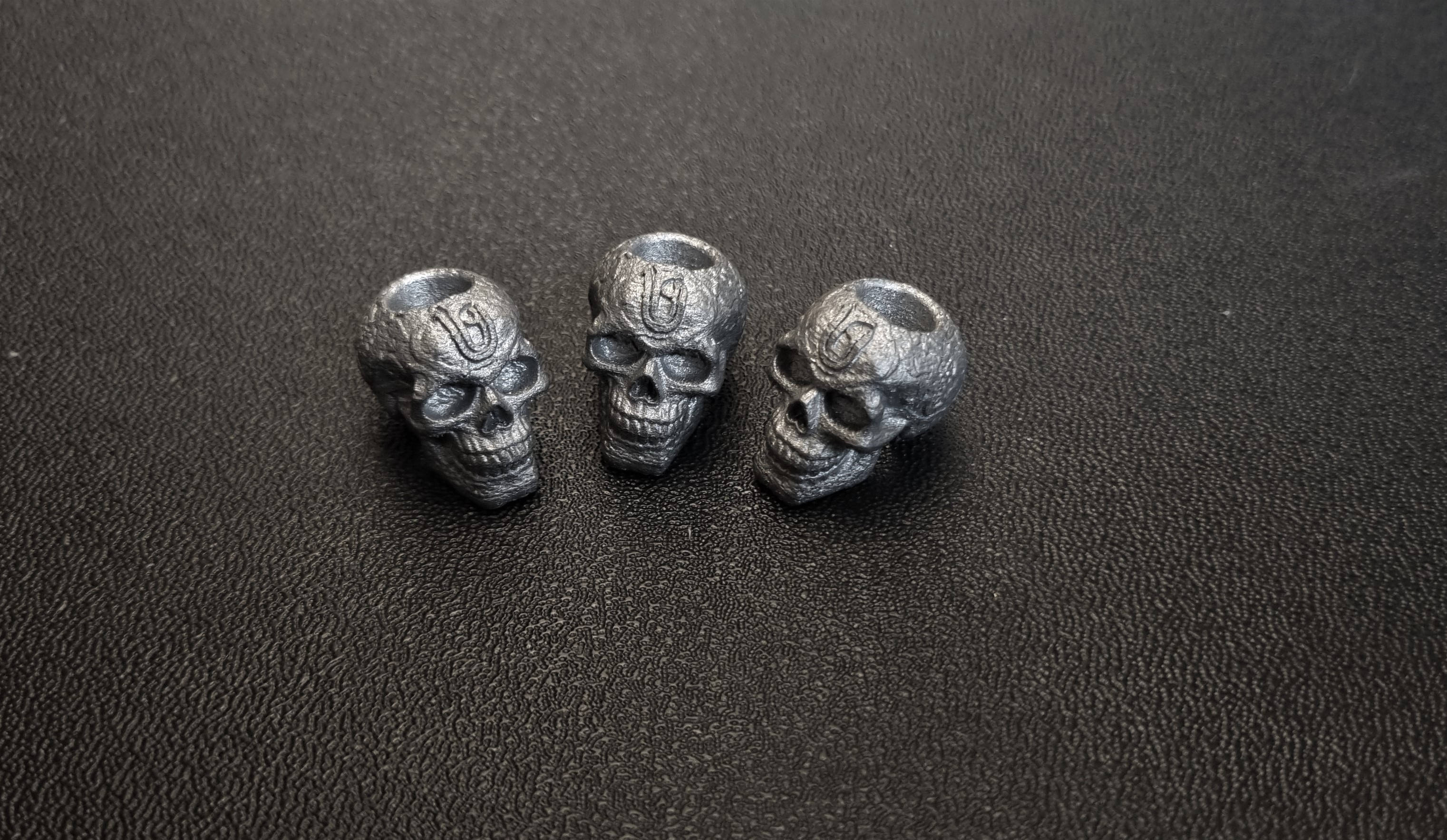 Titan Bead "Skull TiGrey" von IsarCustomz